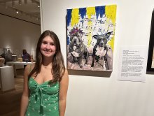 GCDS Student's Ukrainian-Inspired Artwork Featured at Bruce Museum 